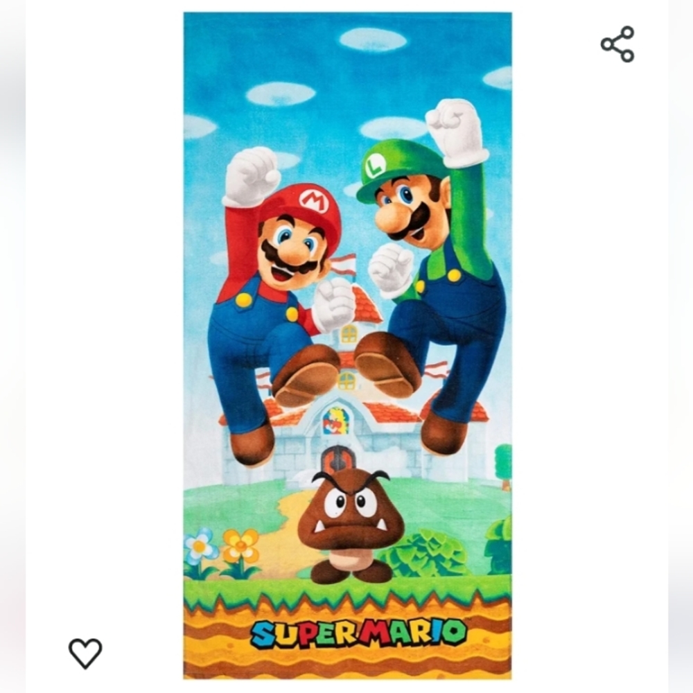 Super Mario Beach Towel